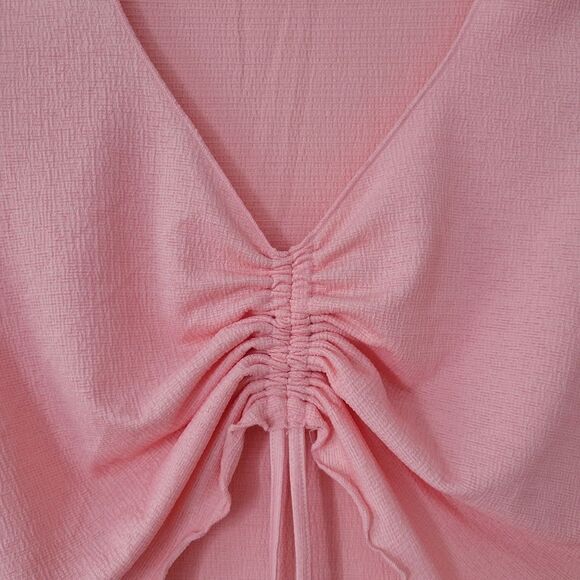 Abound Ruched V-neck Top NWOT - Picture 3 of 6